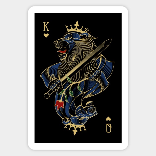 King and Queen card Sticker by mustokogeni